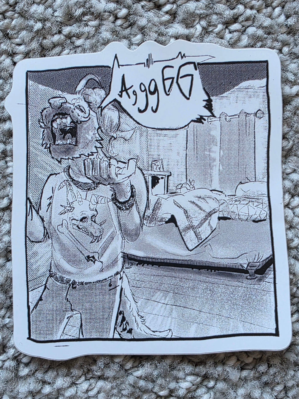 "Crashout" | Sticker