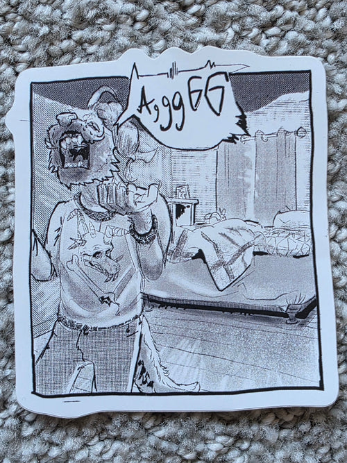 "Crashout" | Sticker
