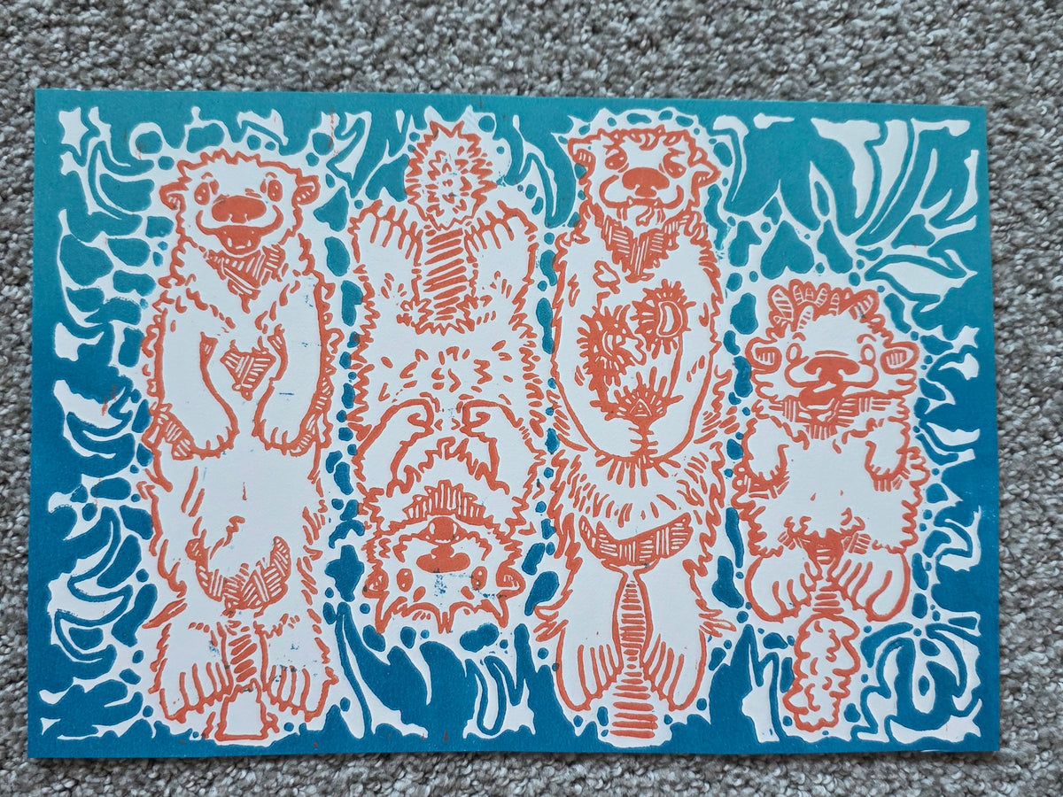 "Water Otters" | Small Print